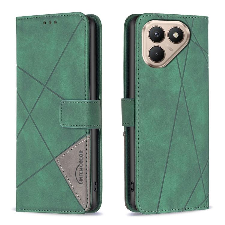 Magnetic Buckle Rhombus Texture Leather Phone Case, For Tecno Pova Curve 2 5G, For Tecno Spark 50 4G, For Tecno Camon 50 Pro 4G, For Tecno Camon 50 4G, For Tecno Spark Go 3, For Tecno Pova 7 Pro 5G, For Tecno Spark 40 Pro 4G, For Tecno Spark 40 4G     ...
