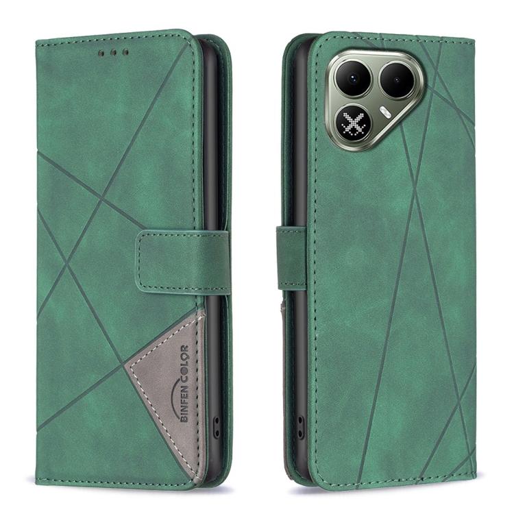 Magnetic Buckle Rhombus Texture Leather Phone Case, For Tecno Pova 8 5G, For Tecno Pova Curve 2 5G, For Tecno Spark 50 4G, For Tecno Camon 50 Pro 4G, For Tecno Camon 50 4G, For Tecno Spark Go 3, For Tecno Pova 7 Pro 5G, For Tecno Spark 40 Pro 4G       ...
