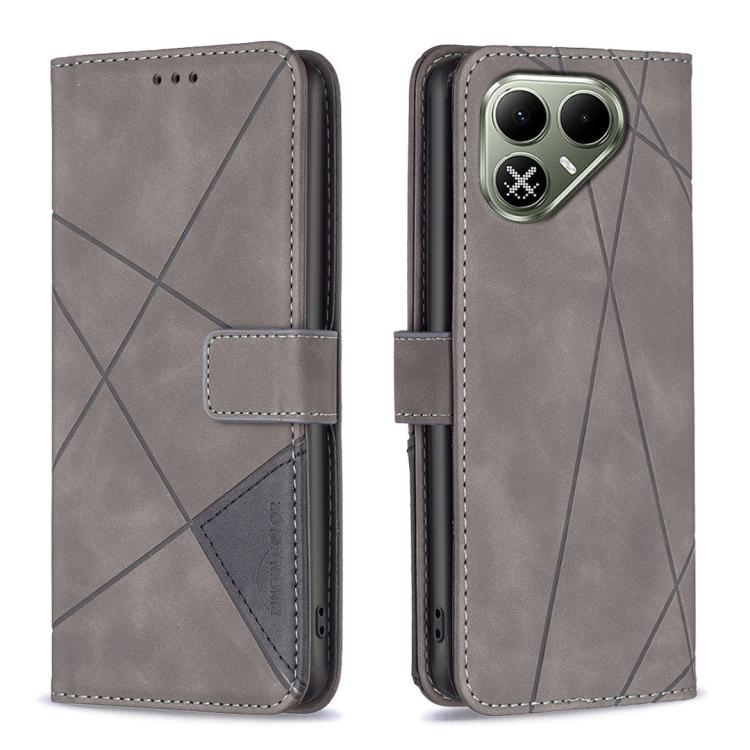 Magnetic Buckle Rhombus Texture Leather Phone Case, For Tecno Pova 8 5G, For Tecno Pova Curve 2 5G, For Tecno Spark 50 4G, For Tecno Camon 50 Pro 4G, For Tecno Camon 50 4G, For Tecno Spark Go 3, For Tecno Pova 7 Pro 5G, For Tecno Spark 40 Pro 4G       ...