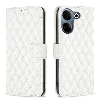 Diamond Lattice Wallet Flip Leather Phone Case, For Tecno Camon 20 Pro 5G, For Tecno Camon 20/Camon 20 Pro 4G, For Tecno Spark 10C, For Tecno Spark 10 4G, For Tecno Spark Go 2023/Pop 7 Pro, For Tecno Spark 10 Pro
