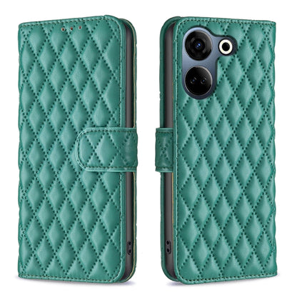 Diamond Lattice Wallet Flip Leather Phone Case, For Tecno Camon 20 Pro 5G, For Tecno Camon 20/Camon 20 Pro 4G, For Tecno Spark 10C, For Tecno Spark 10 4G, For Tecno Spark Go 2023/Pop 7 Pro, For Tecno Spark 10 Pro