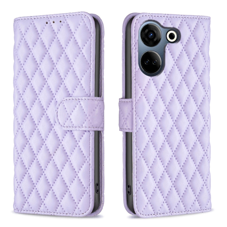 Diamond Lattice Wallet Flip Leather Phone Case, For Tecno Camon 20 Pro 5G, For Tecno Camon 20/Camon 20 Pro 4G, For Tecno Spark 10C, For Tecno Spark 10 4G, For Tecno Spark Go 2023/Pop 7 Pro, For Tecno Spark 10 Pro