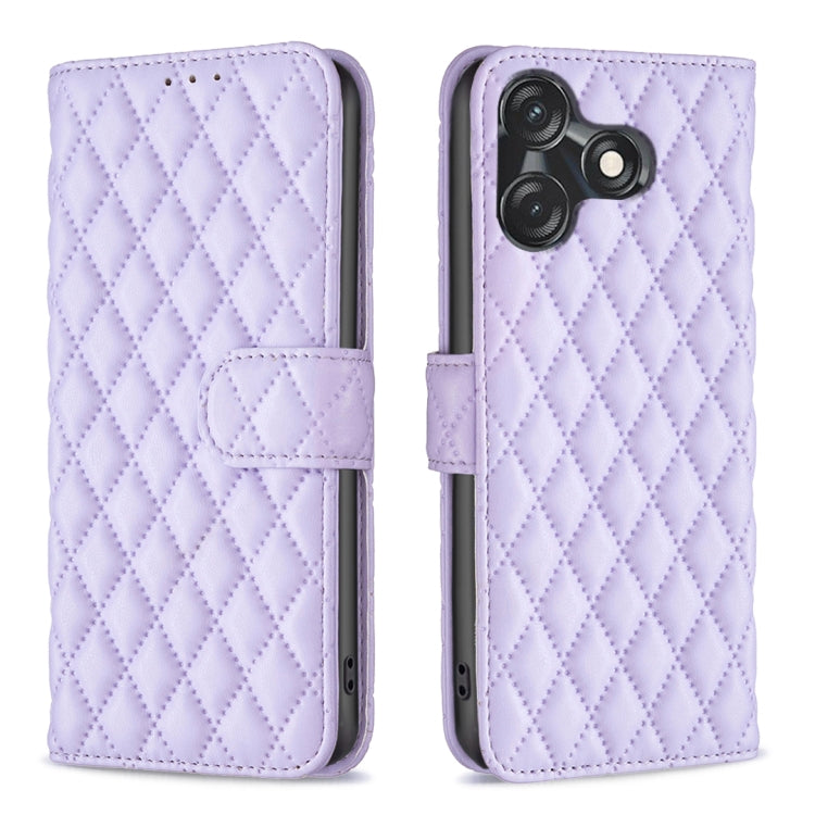 Diamond Lattice Wallet Flip Leather Phone Case, For Tecno Camon 20 Pro 5G, For Tecno Camon 20/Camon 20 Pro 4G, For Tecno Spark 10C, For Tecno Spark 10 4G, For Tecno Spark Go 2023/Pop 7 Pro, For Tecno Spark 10 Pro