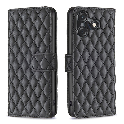 Diamond Lattice Wallet Flip Leather Phone Case, For Tecno Camon 20 Pro 5G, For Tecno Camon 20/Camon 20 Pro 4G, For Tecno Spark 10C, For Tecno Spark 10 4G, For Tecno Spark Go 2023/Pop 7 Pro, For Tecno Spark 10 Pro