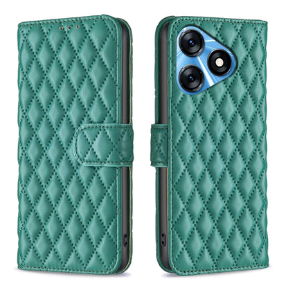 Diamond Lattice Wallet Flip Leather Phone Case, For Tecno Camon 20 Pro 5G, For Tecno Camon 20/Camon 20 Pro 4G, For Tecno Spark 10C, For Tecno Spark 10 4G, For Tecno Spark Go 2023/Pop 7 Pro, For Tecno Spark 10 Pro