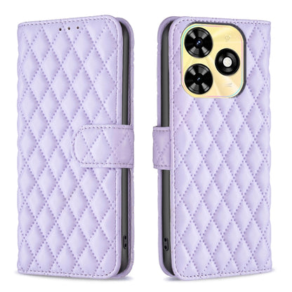 Diamond Lattice Wallet Flip Leather Phone Case, For Tecno Spark 50 5G, For Tecno Pova 7 Pro 5G, For Tecno Pova 7 Ultra 5G, For Tecno Spark 30C, For Tecno Spark Go 1 / Pop 9, For Tecno Spark 20 Pro 5G, For Tecno Pova 6 Neo, For Tecno Pova 6/6 Pro 5G    ...