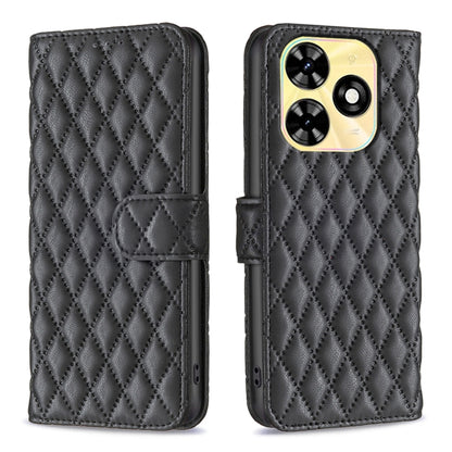Diamond Lattice Wallet Flip Leather Phone Case, For Tecno Spark 50 5G, For Tecno Pova 7 Pro 5G, For Tecno Pova 7 Ultra 5G, For Tecno Spark 30C, For Tecno Spark Go 1 / Pop 9, For Tecno Spark 20 Pro 5G, For Tecno Pova 6 Neo, For Tecno Pova 6/6 Pro 5G    ...