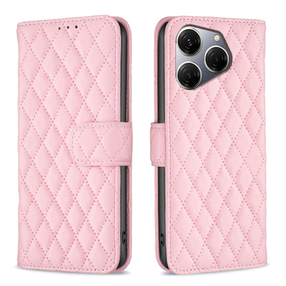 Diamond Lattice Wallet Flip Leather Phone Case, For Tecno Spark 50 5G, For Tecno Pova 7 Pro 5G, For Tecno Pova 7 Ultra 5G, For Tecno Spark 30C, For Tecno Spark Go 1 / Pop 9, For Tecno Spark 20 Pro 5G, For Tecno Pova 6 Neo, For Tecno Pova 6/6 Pro 5G    ...