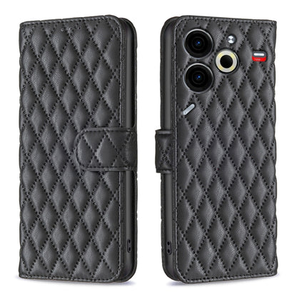 Diamond Lattice Wallet Flip Leather Phone Case, For Tecno Spark 50 5G, For Tecno Pova 7 Pro 5G, For Tecno Pova 7 Ultra 5G, For Tecno Spark 30C, For Tecno Spark Go 1 / Pop 9, For Tecno Spark 20 Pro 5G, For Tecno Pova 6 Neo, For Tecno Pova 6/6 Pro 5G    ...