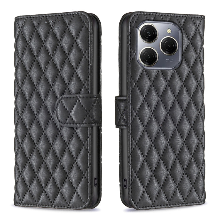 Diamond Lattice Wallet Flip Leather Phone Case, For Tecno Spark 50 5G, For Tecno Pova 7 Pro 5G, For Tecno Pova 7 Ultra 5G, For Tecno Spark 30C, For Tecno Spark Go 1 / Pop 9, For Tecno Spark 20 Pro 5G, For Tecno Pova 6 Neo, For Tecno Pova 6/6 Pro 5G    ...