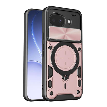 CD Texture Sliding Camshield Magnetic Holder Phone Case, For Google Pixel 10a, For Google Pixel 9 Pro XL, For Google Pixel 9 / 9 Pro, For Google Pixel 8a, For Google Pixel 8 Pro 5G, For Google Pixel 8 5G