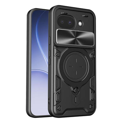 CD Texture Sliding Camshield Magnetic Holder Phone Case, For Google Pixel 10a, For Google Pixel 9 Pro XL, For Google Pixel 9 / 9 Pro, For Google Pixel 8a, For Google Pixel 8 Pro 5G, For Google Pixel 8 5G