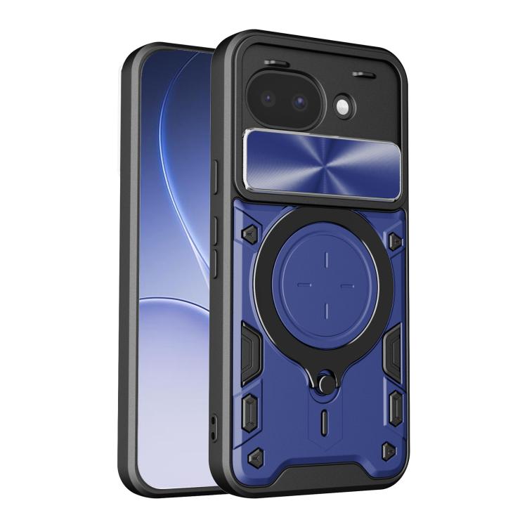 CD Texture Sliding Camshield Magnetic Holder Phone Case, For Google Pixel 10a, For Google Pixel 9 Pro XL, For Google Pixel 9 / 9 Pro, For Google Pixel 8a, For Google Pixel 8 Pro 5G, For Google Pixel 8 5G