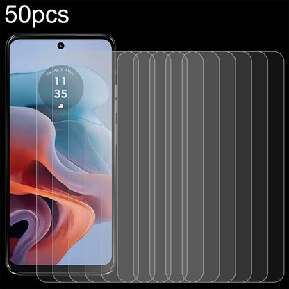 50pcs 0.26mm 9H 2.5D Tempered Glass Film