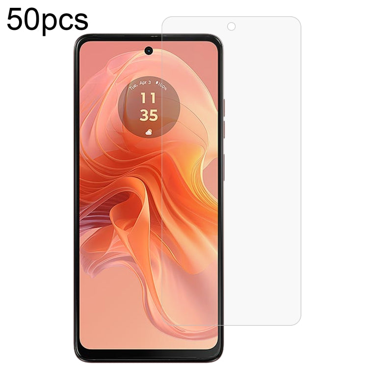 50pcs 0.26mm 9H 2.5D Tempered Glass Film