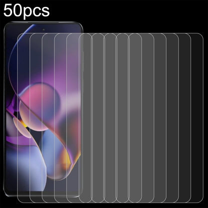 50pcs 0.26mm 9H 2.5D Tempered Glass Film