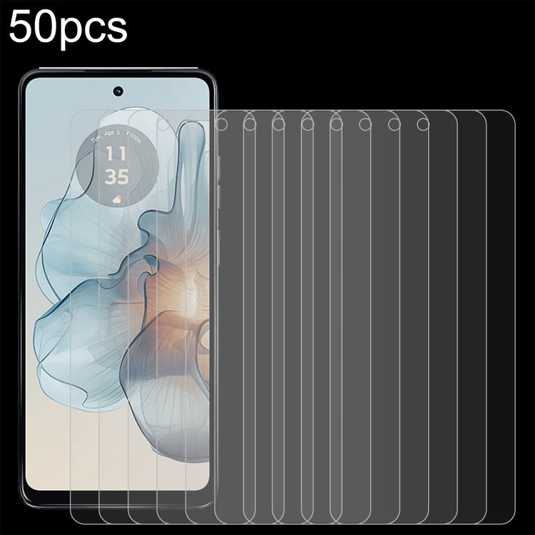50pcs 0.26mm 9H 2.5D Tempered Glass Film