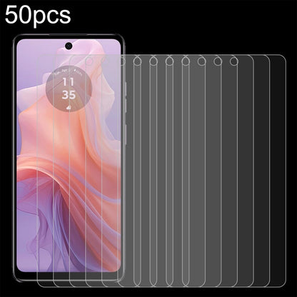 50pcs 0.26mm 9H 2.5D Tempered Glass Film