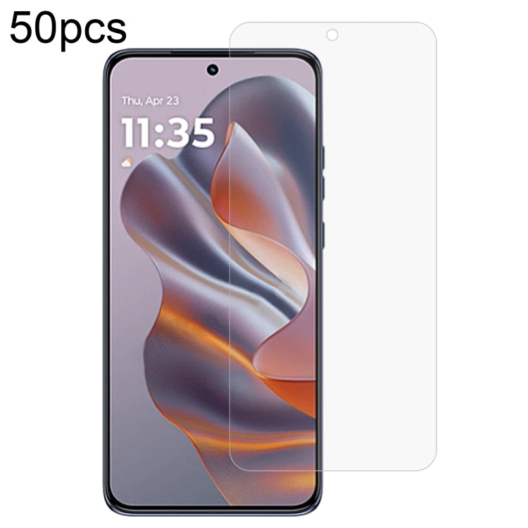 50pcs 0.26mm 9H 2.5D Tempered Glass Film