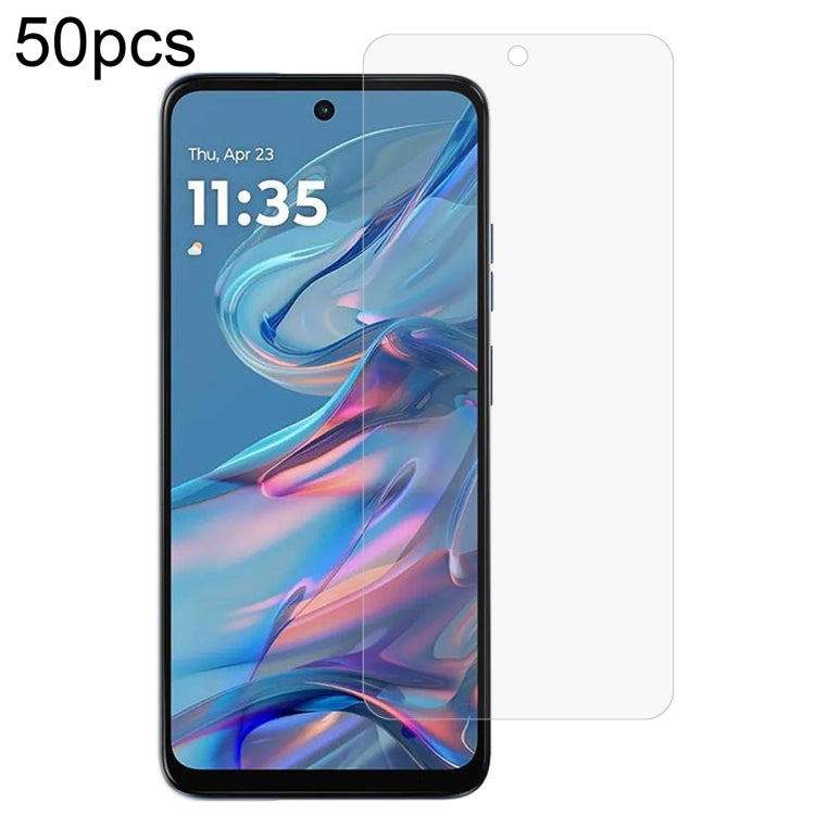 50pcs 0.26mm 9H 2.5D Tempered Glass Film