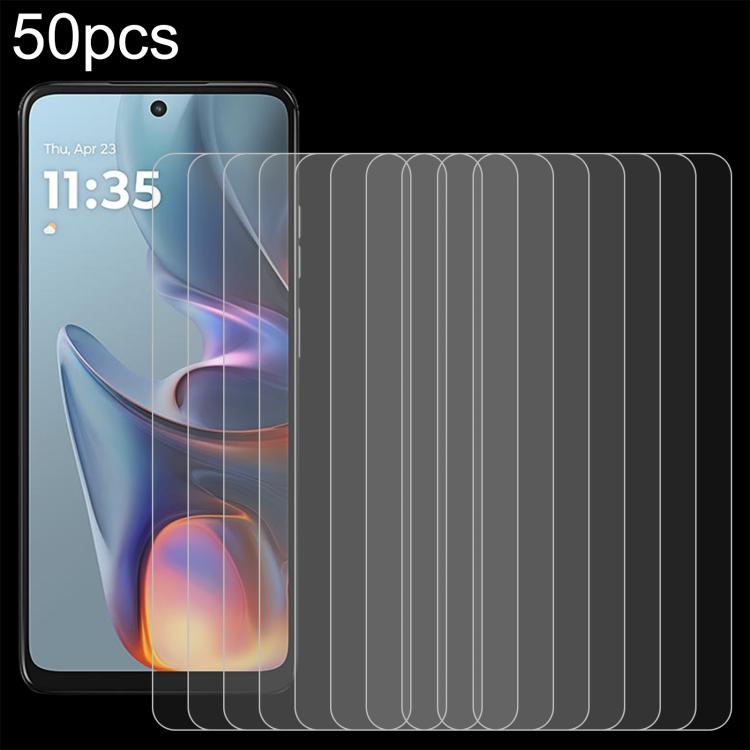 50pcs 0.26mm 9H 2.5D Tempered Glass Film
