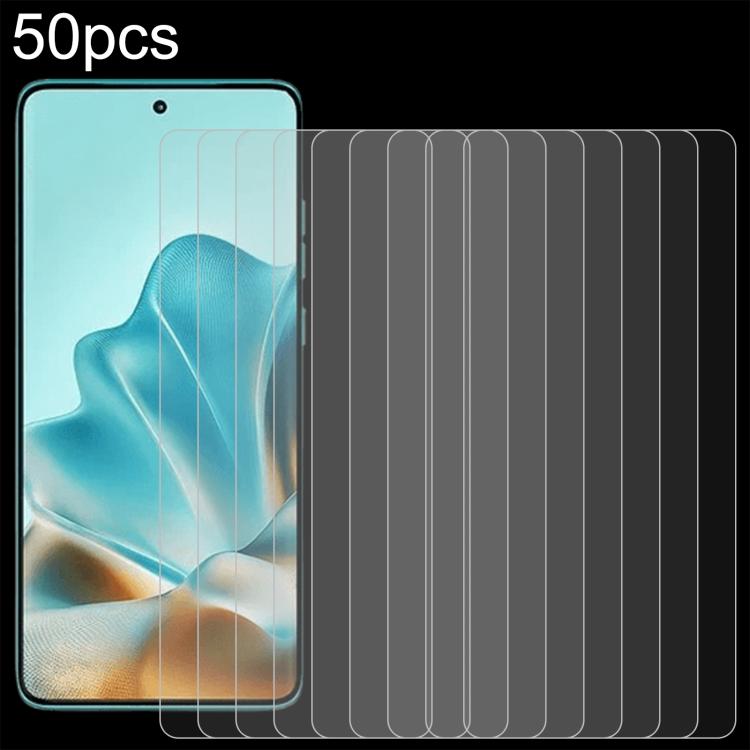 50pcs 0.26mm 9H 2.5D Tempered Glass Film