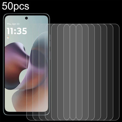 50pcs 0.26mm 9H 2.5D Tempered Glass Film