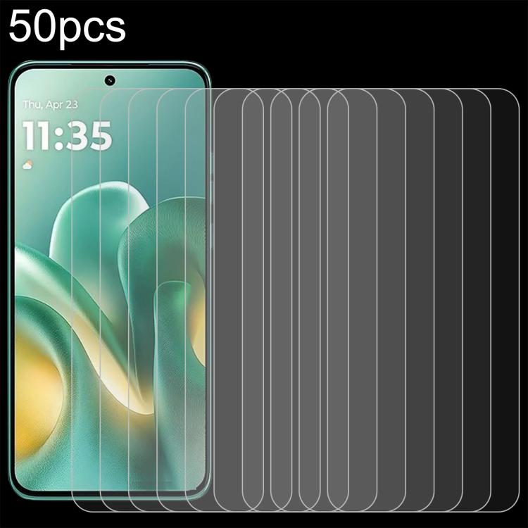 50pcs 0.26mm 9H 2.5D Tempered Glass Film