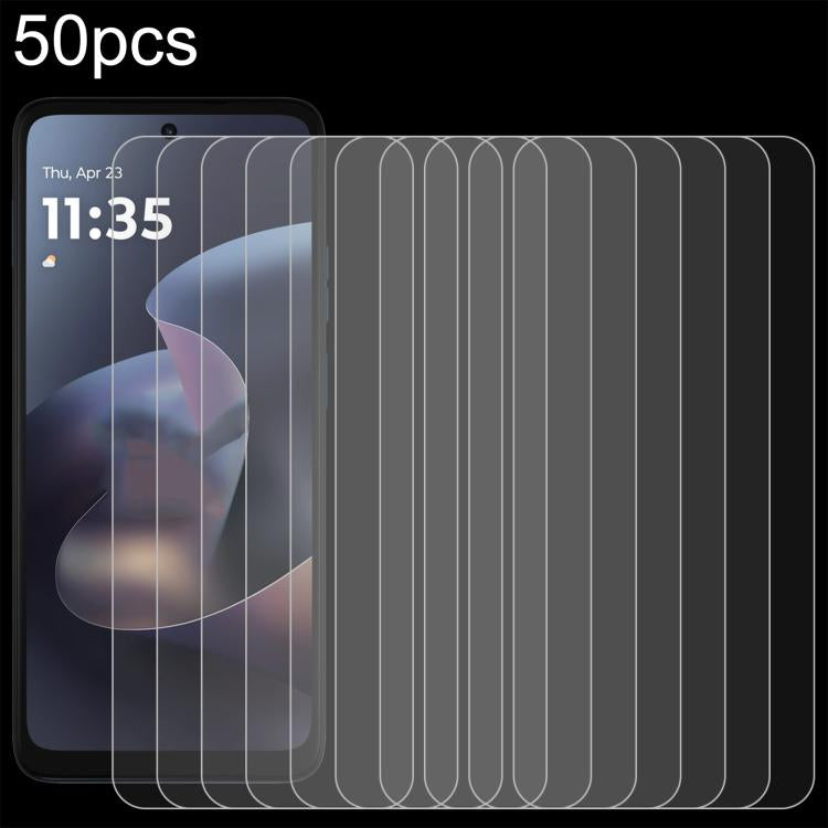 50pcs 0.26mm 9H 2.5D Tempered Glass Film