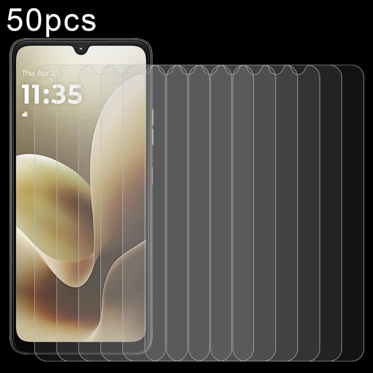 50pcs 0.26mm 9H 2.5D Tempered Glass Film