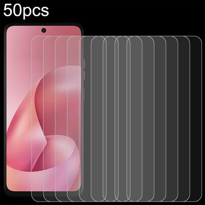 50pcs 0.26mm 9H 2.5D Tempered Glass Film