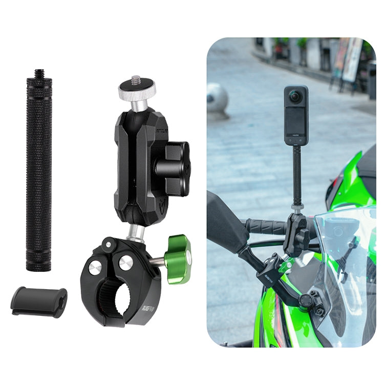 RUIGPRO Crab Clamp Action Camera Bracket, 1/4 Ball Head Mount, 1/4 Ball Head Mount with Rod, 3-claw Ball Head Mount, 3-claw Ball Head Mount with Rod, Dual-Head Crab, Dual-Head Crab with Selfie Stick, 1/4 Ball Head Dual-Head Crab with Selfie Stick������...
