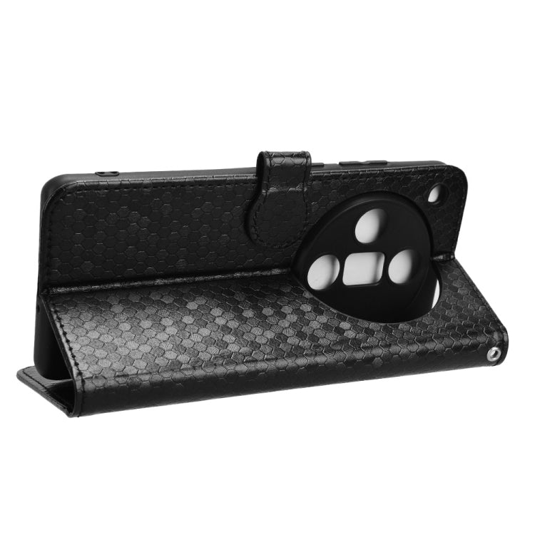 Coque de téléphone en cuir texturé à pois nid d'abeille, Pour OPPO Find X7 Ultra, Pour OPPO A79 5G Global / A2, Pour OPPO Find X8 Pro