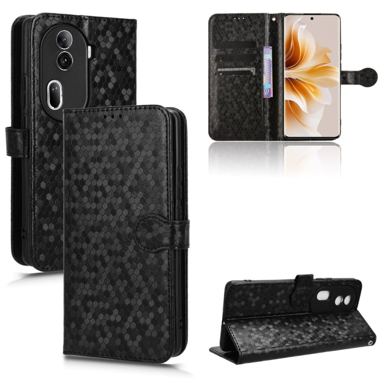 Honeycomb Dot Texture Leather Phone Case, For OPPO Find X8s+ 5G, For OPPO Find X8s 5G, For OPPO Find X8 Ultra 5G, For OPPO F29 Pro 5G, For OPPO F29 5G, For OPPO Reno13 F 4G / 5G, For OPPO Find X8, For OPPO A3x 5G India, For OPPO Reno12 F               ...