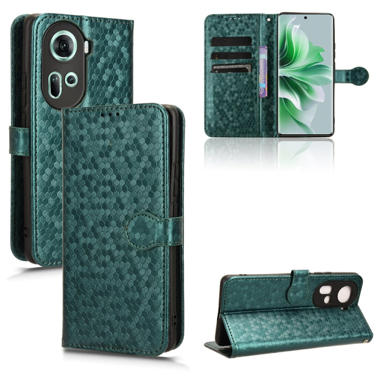 Honeycomb Dot Texture Leather Phone Case, For OPPO Find X8s+ 5G, For OPPO Find X8s 5G, For OPPO Find X8 Ultra 5G, For OPPO F29 Pro 5G, For OPPO F29 5G, For OPPO Reno13 F 4G / 5G, For OPPO Find X8, For OPPO A3x 5G India, For OPPO Reno12 F               ...