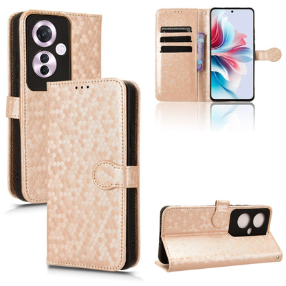 Honeycomb Dot Texture Leather Phone Case, For OPPO Find X8s+ 5G, For OPPO Find X8s 5G, For OPPO Find X8 Ultra 5G, For OPPO F29 Pro 5G, For OPPO F29 5G, For OPPO Reno13 F 4G / 5G, For OPPO Find X8, For OPPO A3x 5G India, For OPPO Reno12 F               ...
