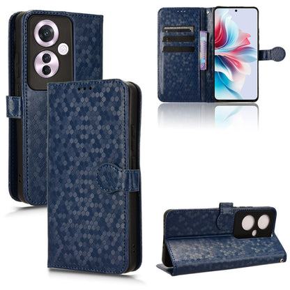 Honeycomb Dot Texture Leather Phone Case, For OPPO Find X8s+ 5G, For OPPO Find X8s 5G, For OPPO Find X8 Ultra 5G, For OPPO F29 Pro 5G, For OPPO F29 5G, For OPPO Reno13 F 4G / 5G, For OPPO Find X8, For OPPO A3x 5G India, For OPPO Reno12 F               ...