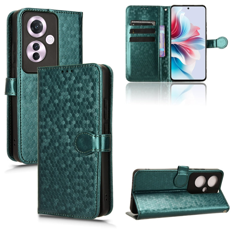 Honeycomb Dot Texture Leather Phone Case, For OPPO Find X8s+ 5G, For OPPO Find X8s 5G, For OPPO Find X8 Ultra 5G, For OPPO F29 Pro 5G, For OPPO F29 5G, For OPPO Reno13 F 4G / 5G, For OPPO Find X8, For OPPO A3x 5G India, For OPPO Reno12 F               ...