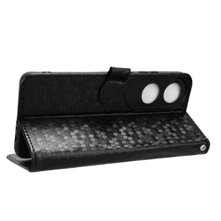 Honeycomb Dot Texture Leather Phone Case, For OPPO A60 4G, For OPPO A3 Pro 5G, For OPPO Reno11 F 5G / F25 Pro, For OPPO Find X7, For OPPO Reno11 5G Global, For OPPO Reno11 Pro Global, For OPPO Find X7 Ultra, For OPPO A79 5G Global / A2                 ...