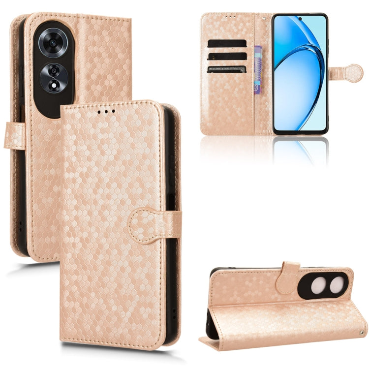 Honeycomb Dot Texture Leather Phone Case, For OPPO Find X8s+ 5G, For OPPO Find X8s 5G, For OPPO Find X8 Ultra 5G, For OPPO F29 Pro 5G, For OPPO F29 5G, For OPPO Reno13 F 4G / 5G, For OPPO Find X8, For OPPO A3x 5G India, For OPPO Reno12 F               ...