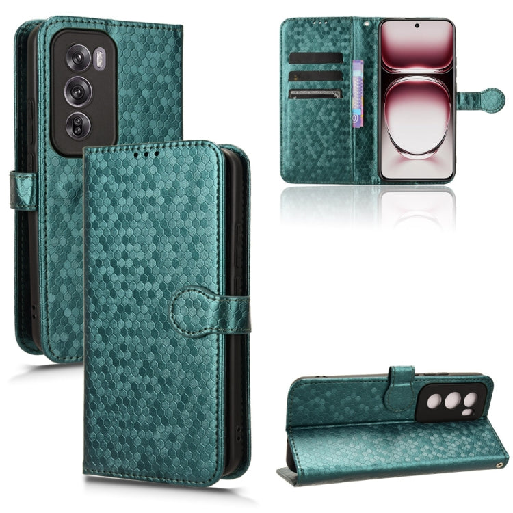 Honeycomb Dot Texture Leather Phone Case, For OPPO Reno14 Pro Global, For OPPO Reno14 Global, For OPPO Find X8s+ 5G, For OPPO Find X8s 5G, For OPPO Find X8 Ultra 5G, For OPPO F29 Pro 5G, For OPPO F29 5G, For OPPO Reno13 F 4G / 5G, For OPPO Find X8     ...