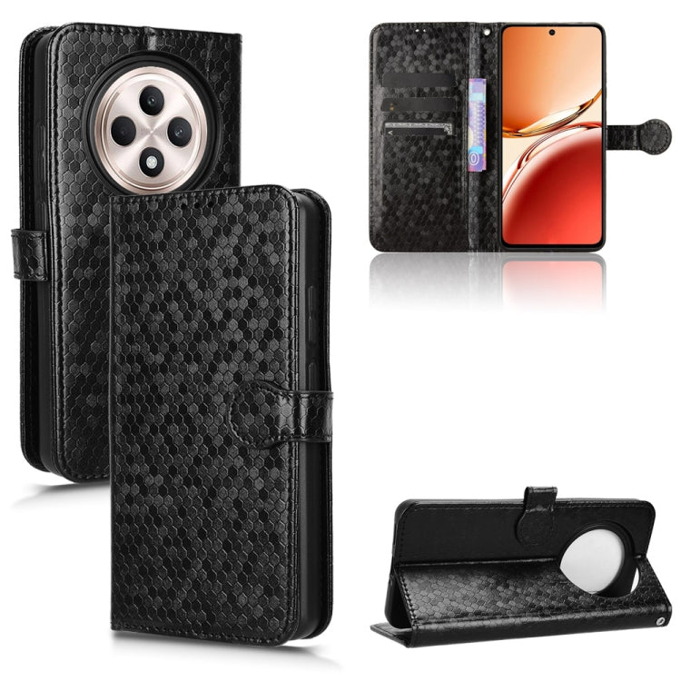 Honeycomb Dot Texture Leather Phone Case, For OPPO Reno14 Pro Global, For OPPO Reno14 Global, For OPPO Find X8s+ 5G, For OPPO Find X8s 5G, For OPPO Find X8 Ultra 5G, For OPPO F29 Pro 5G, For OPPO F29 5G, For OPPO Reno13 F 4G / 5G, For OPPO Find X8     ...
