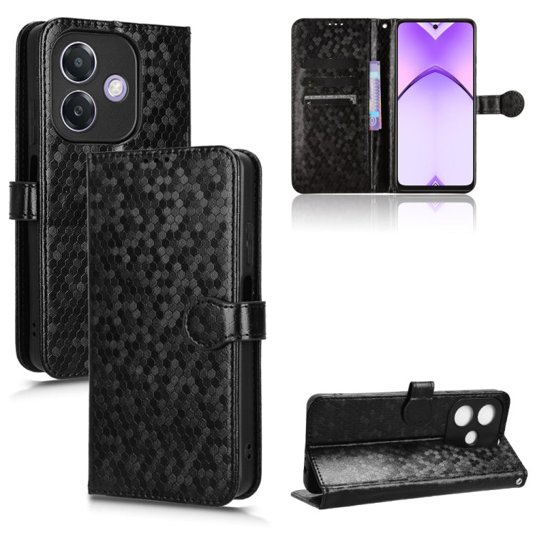 Honeycomb Dot Texture Leather Phone Case