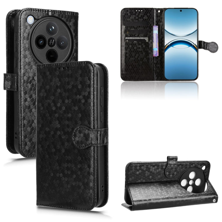 Honeycomb Dot Texture Leather Phone Case
