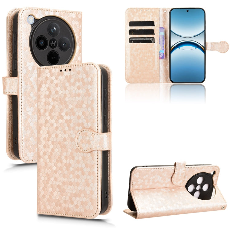 Honeycomb Dot Texture Leather Phone Case