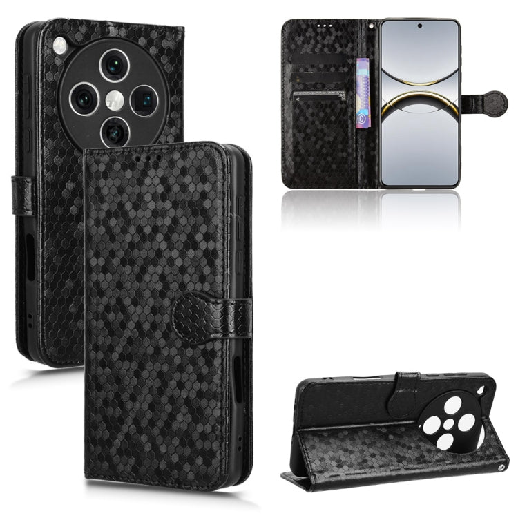 Honeycomb Dot Texture Leather Phone Case, For OPPO A79 5G Global / A2, For OPPO Find X8 Pro