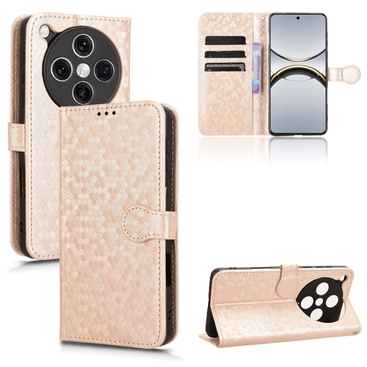 Honeycomb Dot Texture Leather Phone Case, For OPPO A79 5G Global / A2, For OPPO Find X8 Pro