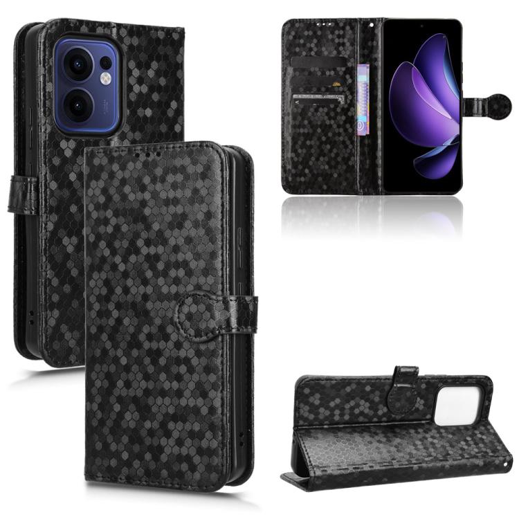 Honeycomb Dot Texture Leather Phone Case