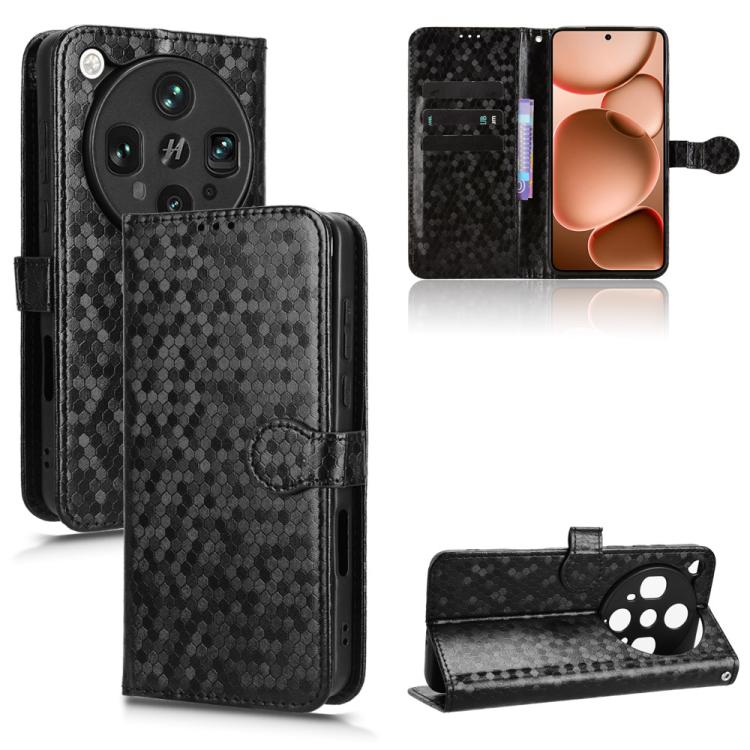 Honeycomb Dot Texture Leather Phone Case