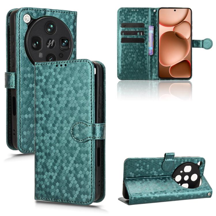 Honeycomb Dot Texture Leather Phone Case